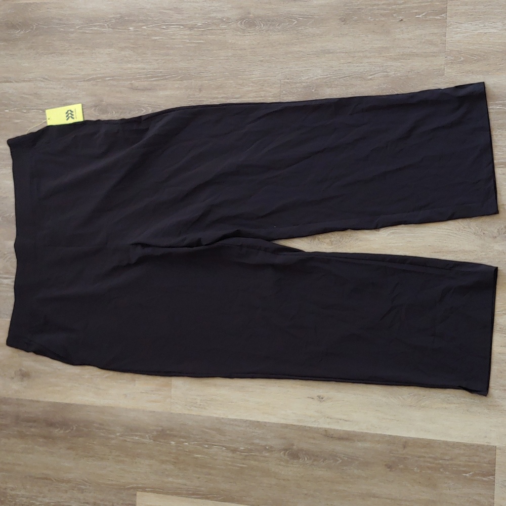 NWT All in Motion Women's Flex Woven High Rise Athletic Pants Black Size XXL